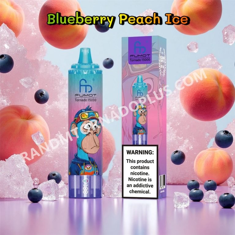 Blueberry Peach Ice 15k Fumot Randm Tornado 15000 Rtdeffrt15000n2