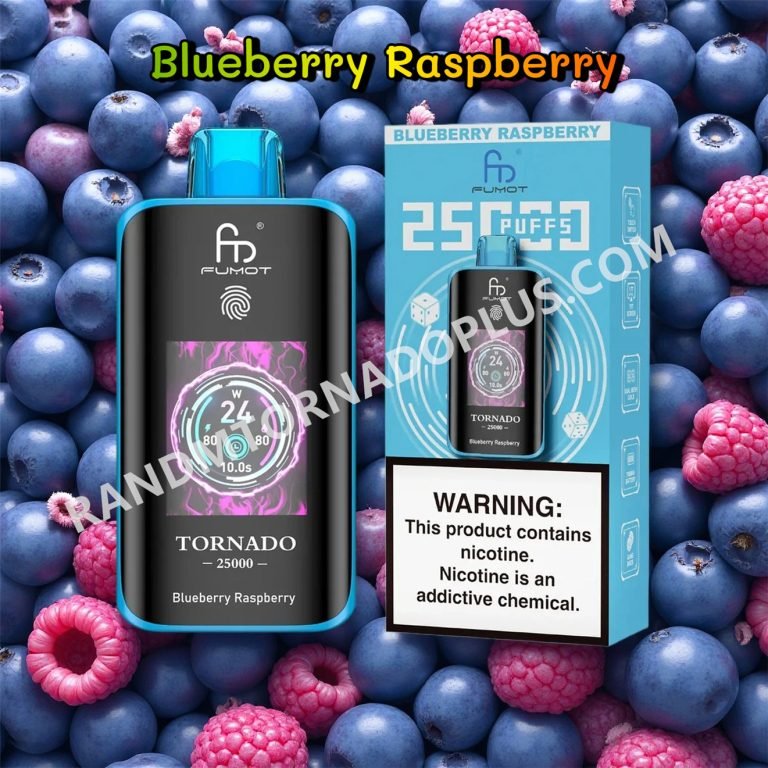 Blueberry Raspberry 25k Fumot Randm Tornado 25000 Rtdeffrt25000n2