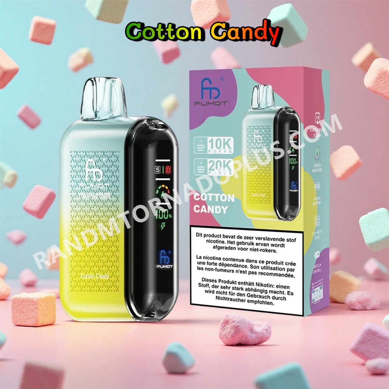Cotton Candy 20k Fumot Tornado 20000 Rtdeffrt20000n2