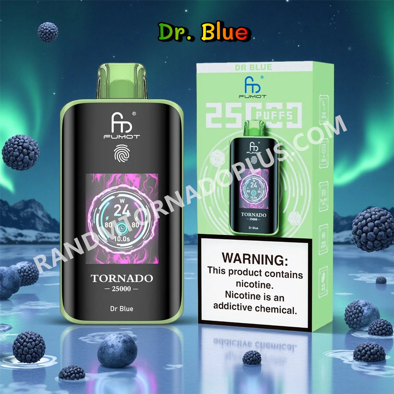 Dr Blue 25k Fumot Randm Tornado 25000 Rtdeffrt25000n2
