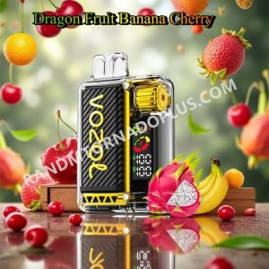 Dragon Fruit Banana Cherry 20k Vozol Vista 20000 Puffs Rtdeffvv20000n2