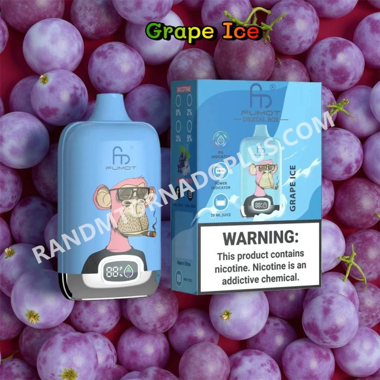 Grape Ice 12k Fumot Digital Box 12000 Randm Tornado Rtdeffrt12000n2