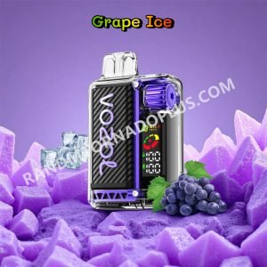 Grape Ice 20k Vozol Vista 20000 Puffs Rtdeffvv20000n2