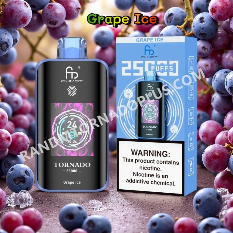 Grape Ice 25k Fumot Randm Tornado 25000 Rtdeffrt25000n2