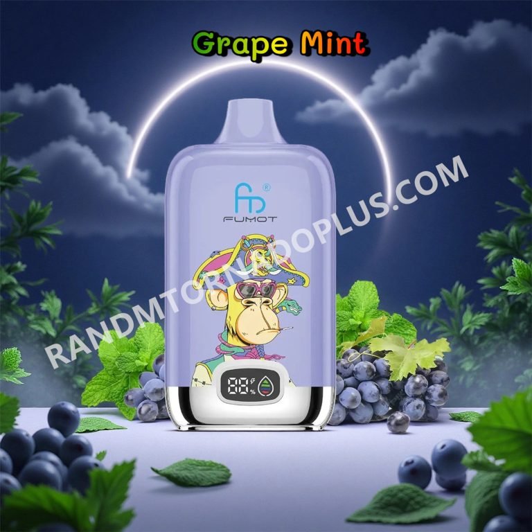 Grape Mint 12k Fumot Digital Box 12000 Randm Tornado Rtdeffrt12000n2