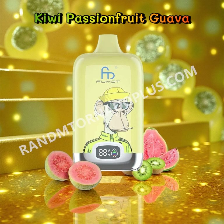 Kiwi Passionfruit Guava 12k Fumot Digital Box 12000 Randm Tornado Rtdeffrt12000n2