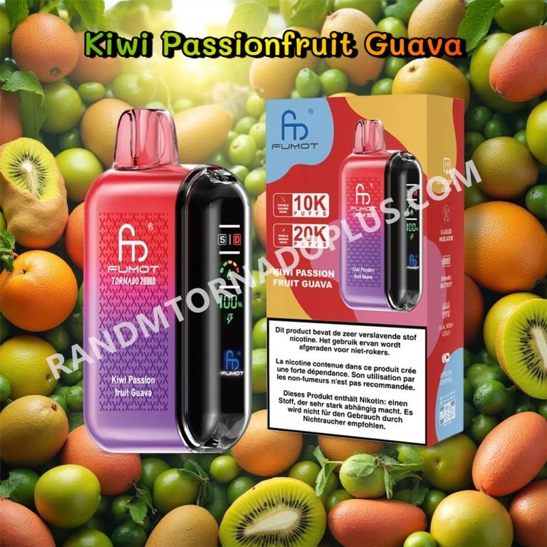 Kiwi Passionfruit Guava 20k Fumot Tornado 20000 Rtdeffrt20000n2