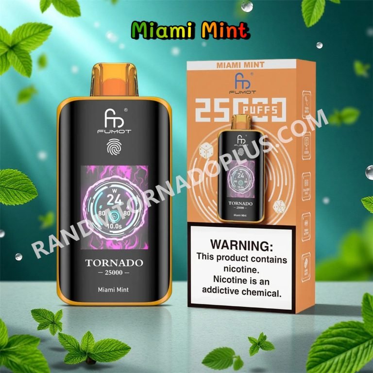 Miami Mint 25k Fumot Randm Tornado 25000 Rtdeffrt25000n2