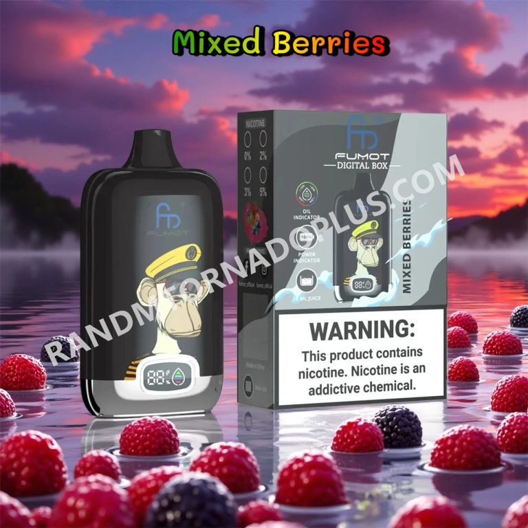 Mixed Berries 12k Fumot Digital Box 12000 Randm Tornado Rtdeffrt12000n2