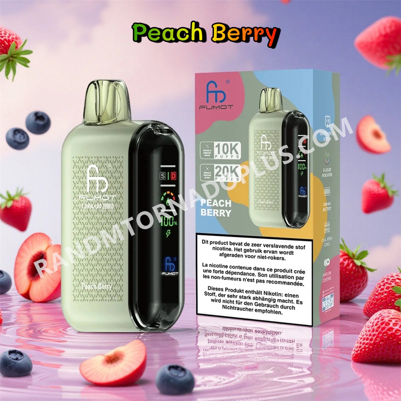 Peach Berry 20k Fumot Tornado 20000 Rtdeffrt20000n2
