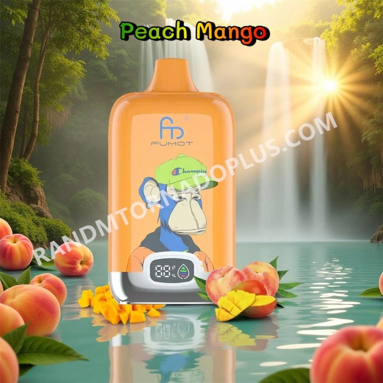 Peach Mango 12k Fumot Digital Box 12000 Randm Tornado Rtdeffrt12000n2