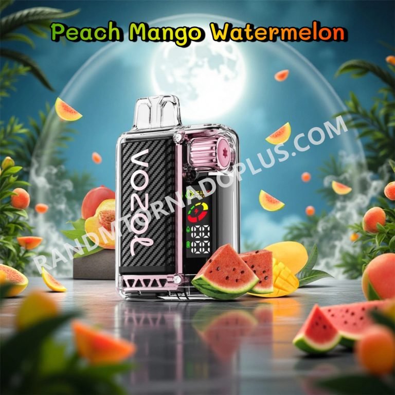 Peach Mango Watermelon 20k Vozol Vista 20000 Puffs Rtdeffvv20000n2