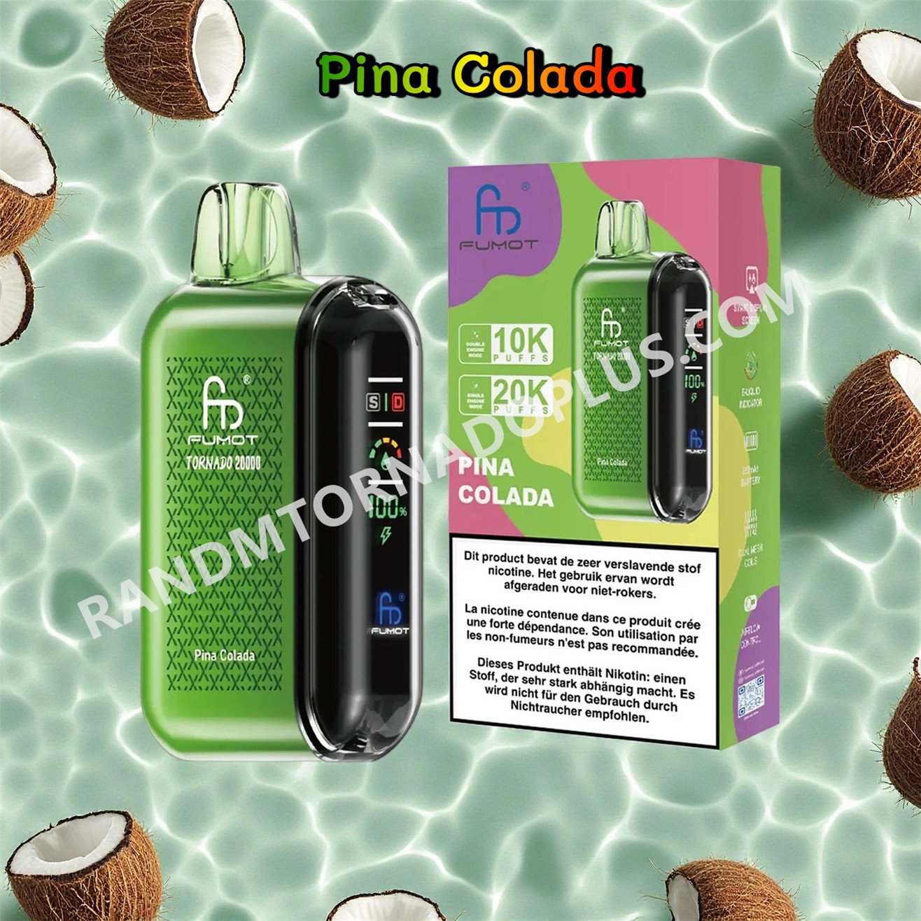 Pina Colada 20k Fumot Tornado 20000 Rtdeffrt20000n2