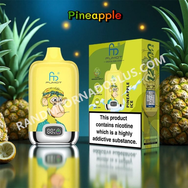 Pineapple 12k Fumot Digital Box 12000 Randm Tornado Rtdeffrt12000n2