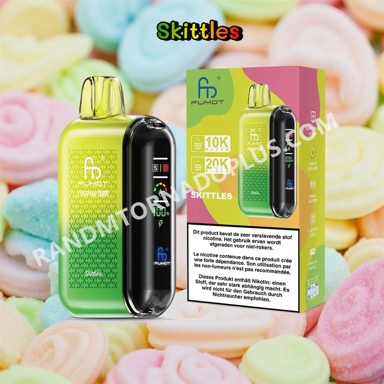 Skittles 20k Fumot Tornado 20000 Rtdeffrt20000n2