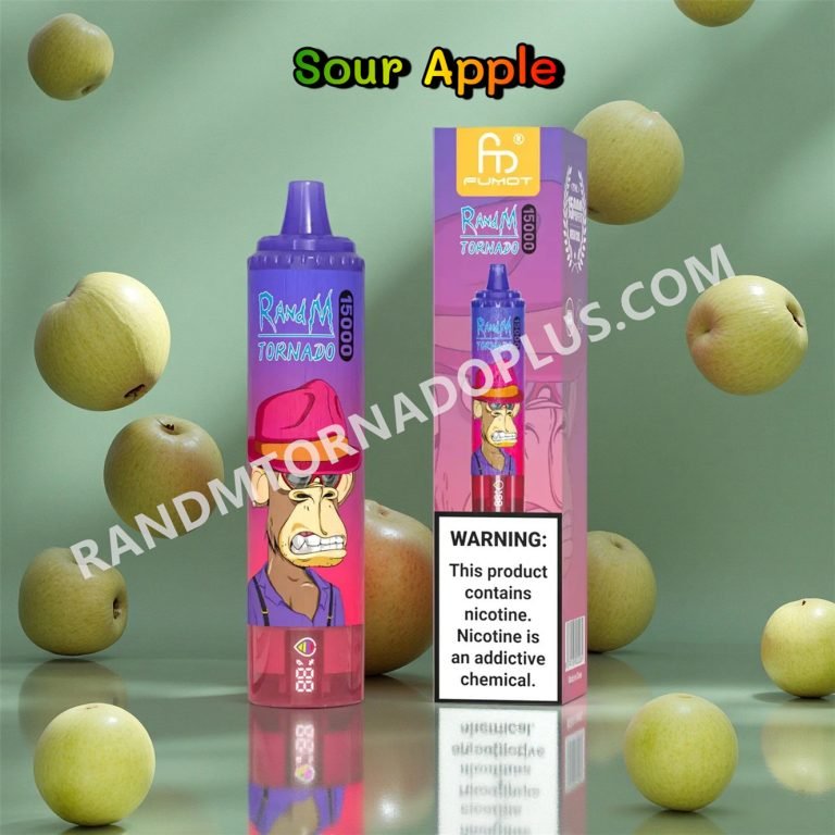 Sour Apple 15k Fumot Randm Tornado 15000 Rtdeffrt15000n2