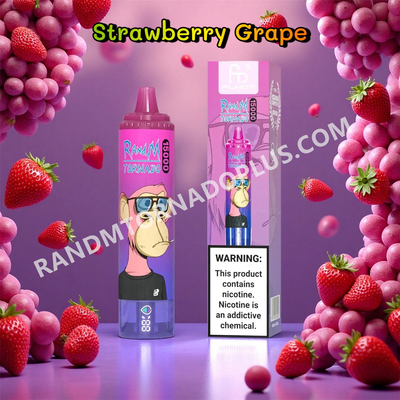 Strawberry Grape 15k Fumot Randm Tornado 15000 Rtdeffrt15000n2