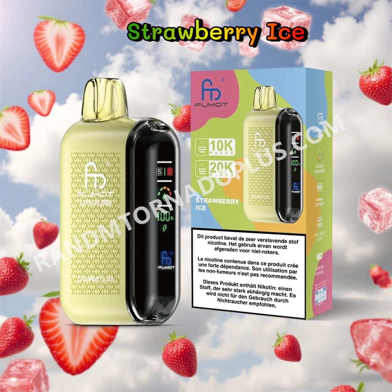 Strawberry Ice 20k Fumot Tornado 20000 Rtdeffrt20000n2