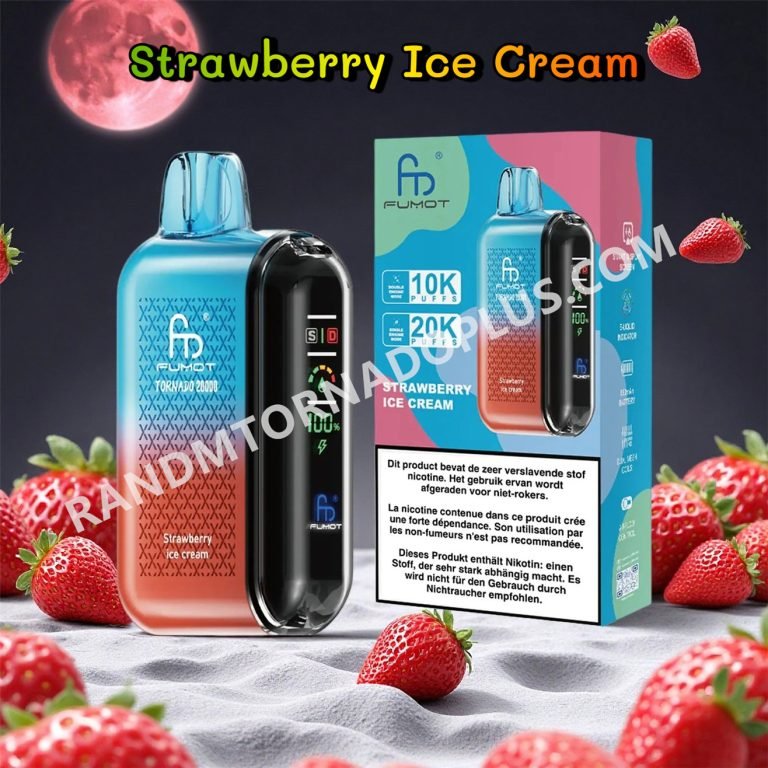 Strawberry Ice Cream 20k Fumot Tornado 20000 Rtdeffrt20000n2