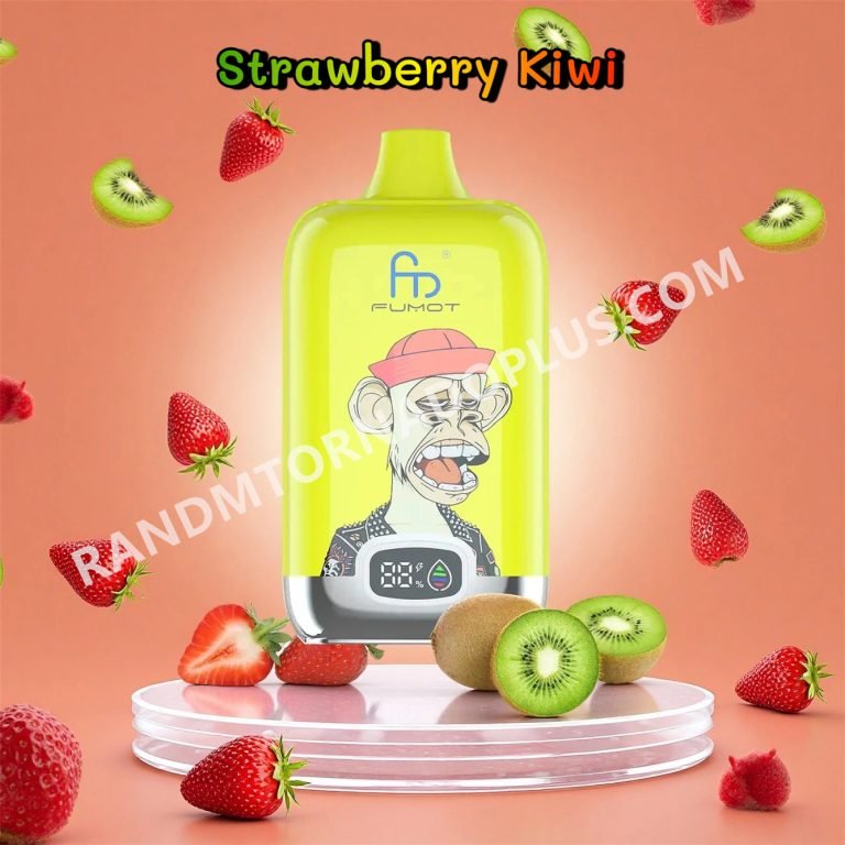Strawberry Kiwi 12k Fumot Digital Box 12000 Randm Tornado Rtdeffrt12000n2