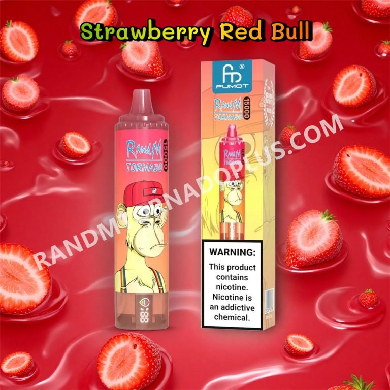 Strawberry Red Bull 15k Fumot Randm Tornado 15000 Rtdeffrt15000n2