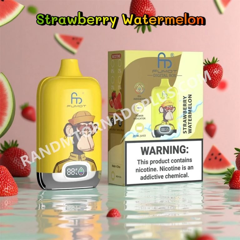 Strawberry Watermelon 12k Fumot Digital Box 12000 Randm Tornado Rtdeffrt12000n2