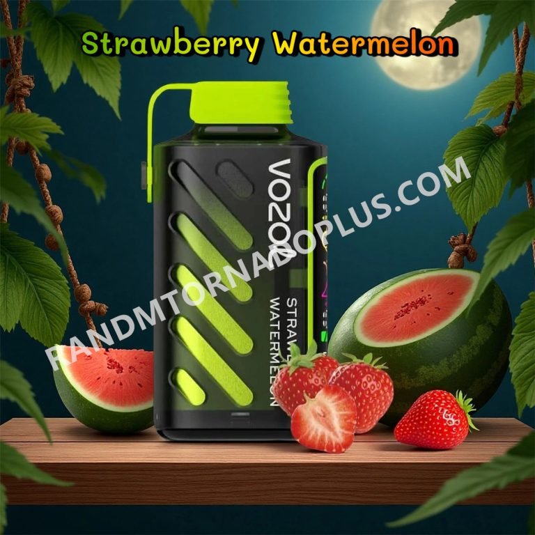 Strawberry Watermelon 20k Vozol Gear Power 20000 Puffs Rtdeffvgp20000n2