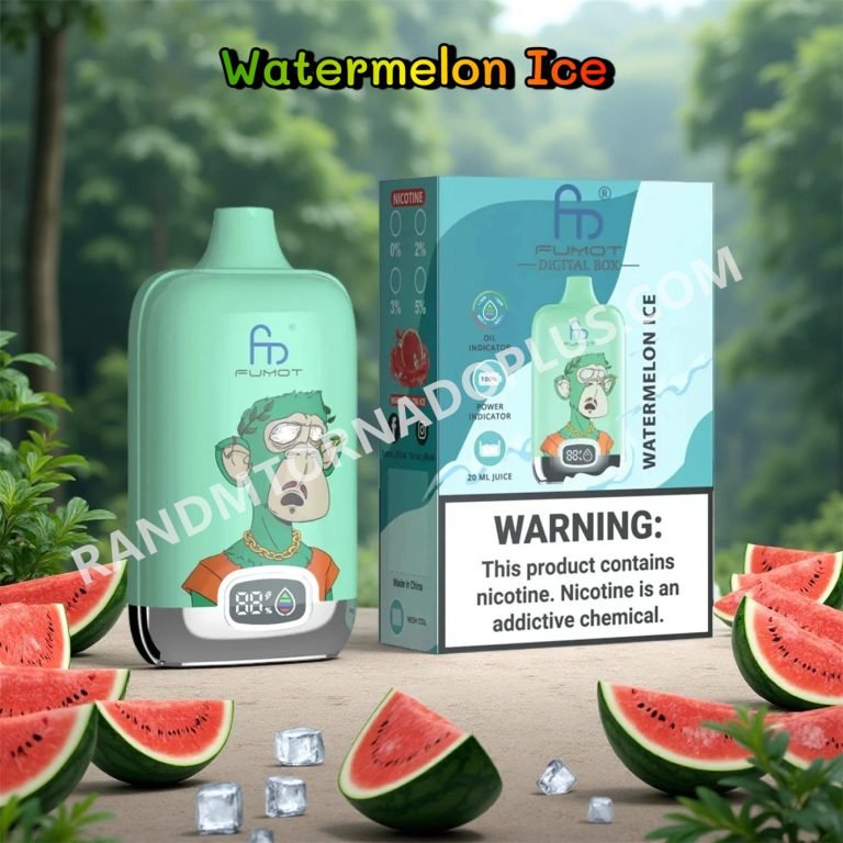 Watermelon Ice 12k Fumot Digital Box 12000 Randm Tornado Rtdeffrt12000n2