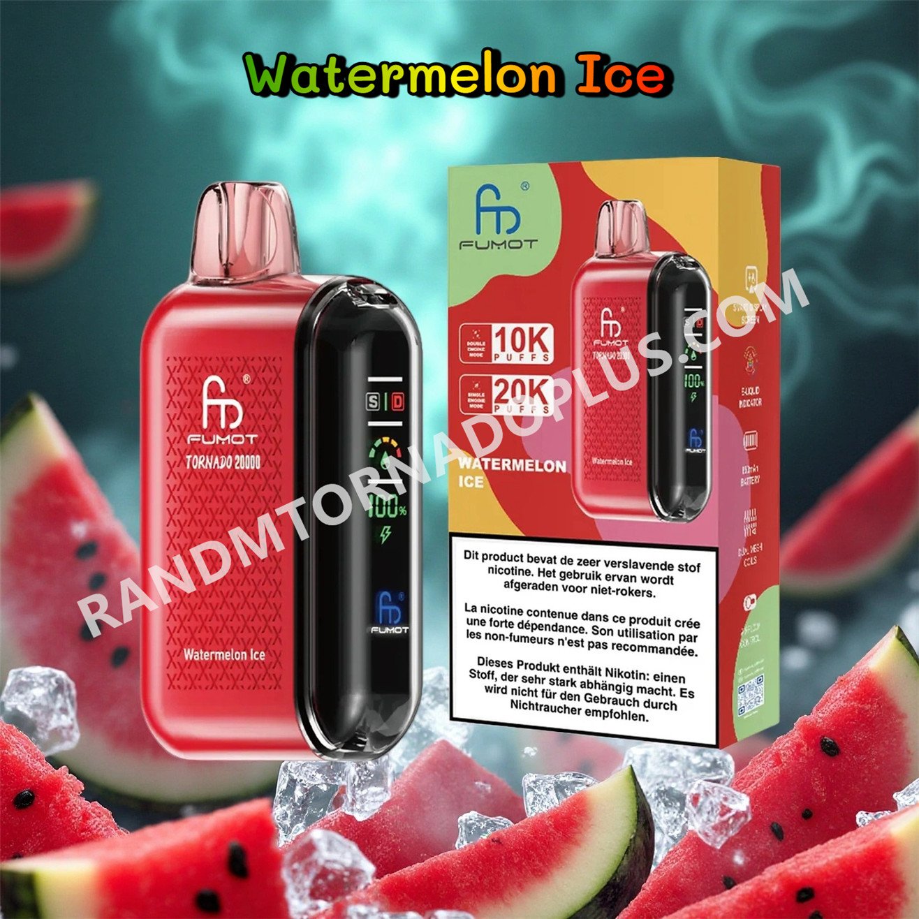 Watermelon Ice 20k Fumot Tornado 20000 Rtdeffrt20000n2