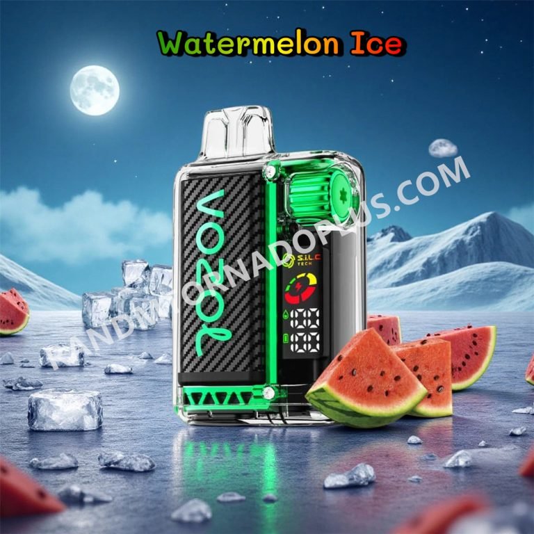 Watermelon Ice 20k Vozol Vista 20000 Puffs Rtdeffvv20000n2