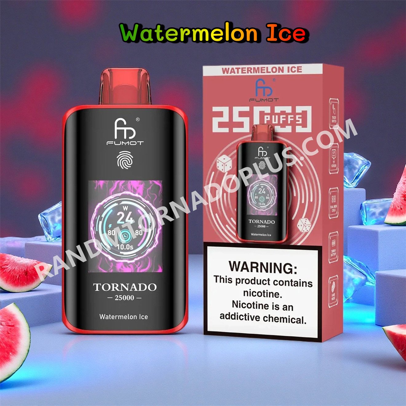 Watermelon Ice 25k Fumot Randm Tornado 25000 Rtdeffrt25000n2